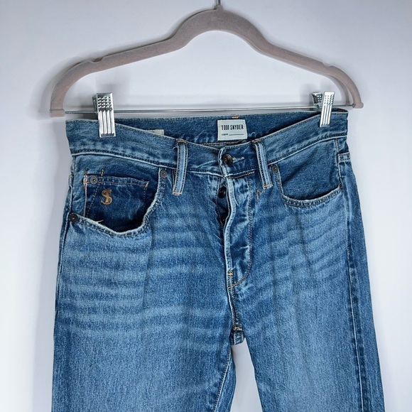 Todd Snyder Slim Fit Denim Jeans 12.05 oz Cotton Selvedge Denim Size 28 Waist - Picture 4 of 12